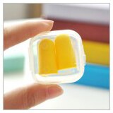 Zachte schuim oordopjes tegen neusgeluiden, oordopjes tegen geluid, geluidsbescherming voor reizen, slapen, geluidsreductie: Geel