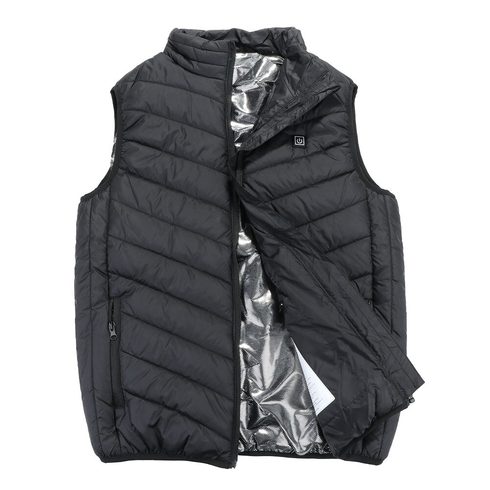 Chaleco térmico eléctrico Flexible para hombre, chaqueta de invierno para deportes, senderismo y pesca,