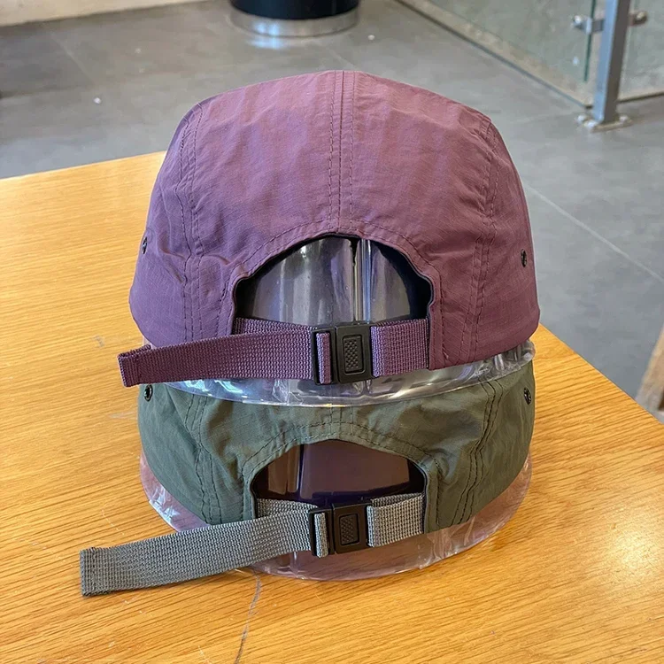 Outdoor Quick-Dry Baseball Cap Women's Japanese Short Brim Baseball Hat Men and Women Street Soft Brim Five-Piece Sun Hat