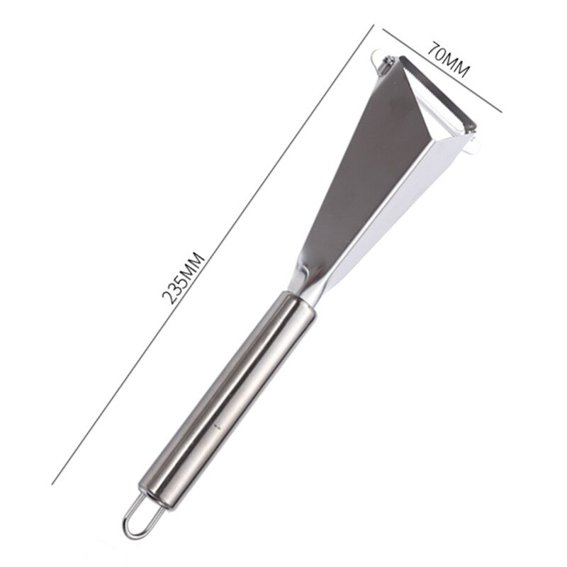 Cuchillo triangular de acero inoxidable para tallar frutas, frutas y verduras para tallar utensilio, herramienta de cocina antideslizante: A carving knife