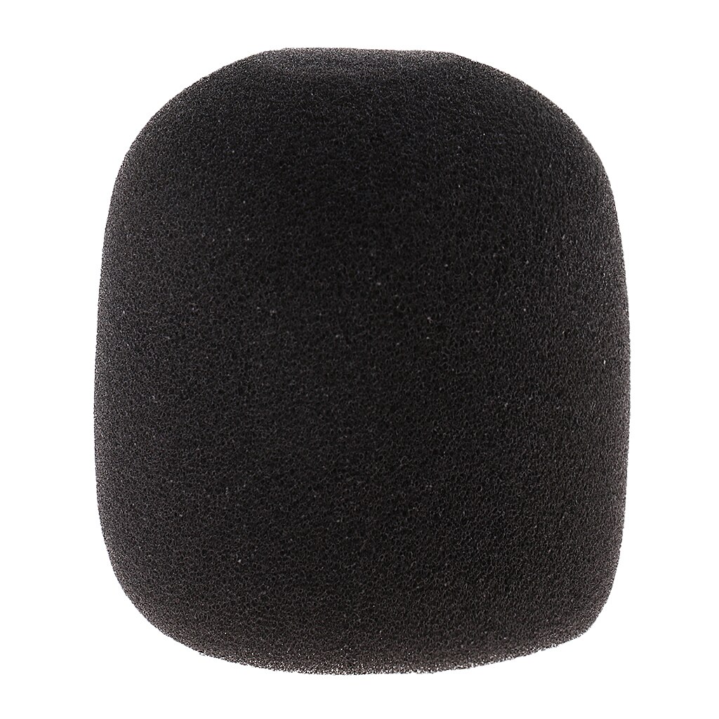 Microphone Headset Grill Windscreen Sponge Foam Black Soft Mic Cover Shield