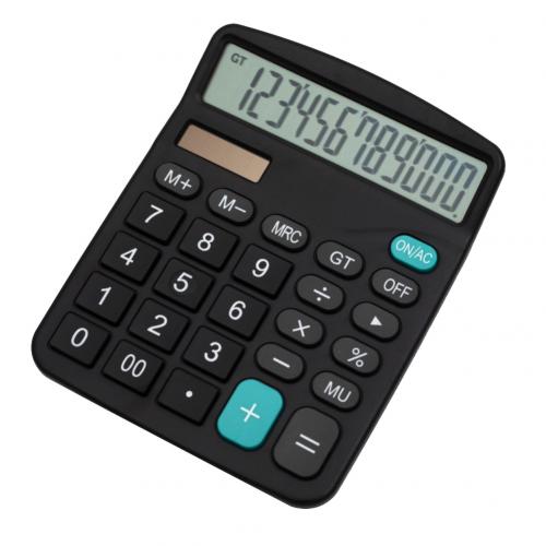 12-Digit Solar Powered Large Display Calculator Home Office Accountant Tools: Default Title