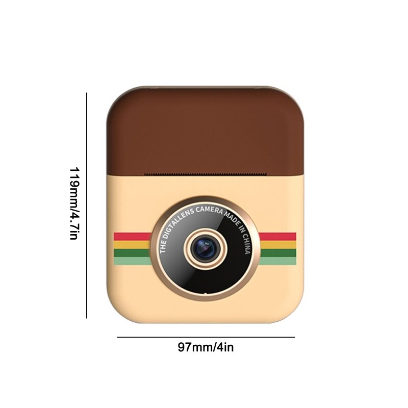 E65A Instant Print Camera Mini Digitale Camera Dual Lens Video Recorder Voor Jongen Meisje