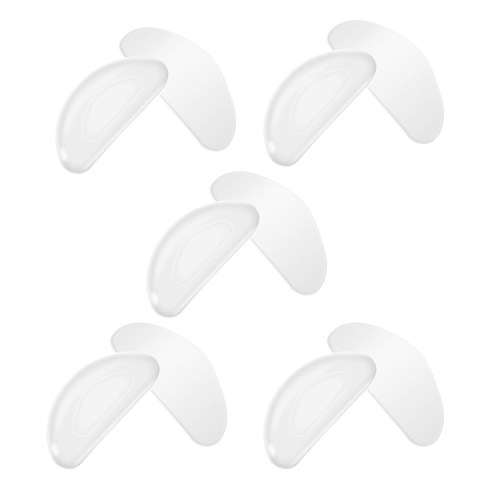 5 par glasögon näsdyna d form tunna glasögon självhäftande glasögon tillbehör halksäkra för solglasögon silikon