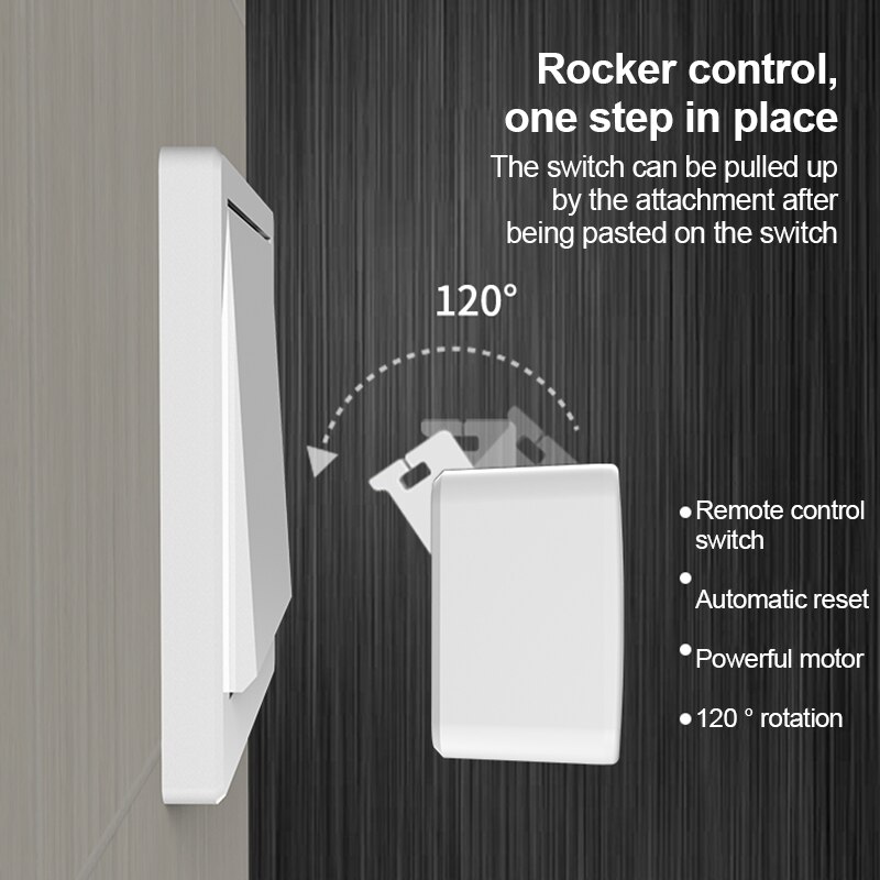Smart hjem smart switch bot knapp pusher lampe led lys trådløs telefon bluetooth kontroll vegglampe bryter app timer kontroll