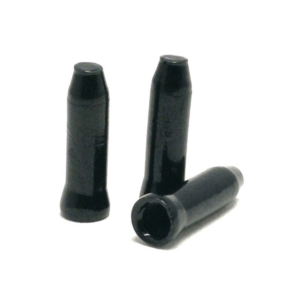 50Pcs/Lot Aluminum Alloy Bicycle Cable End Caps MTB Road Bike Brake Cable Cap Wire End Cap Fits for Brake Shift Derailleur Cable: E