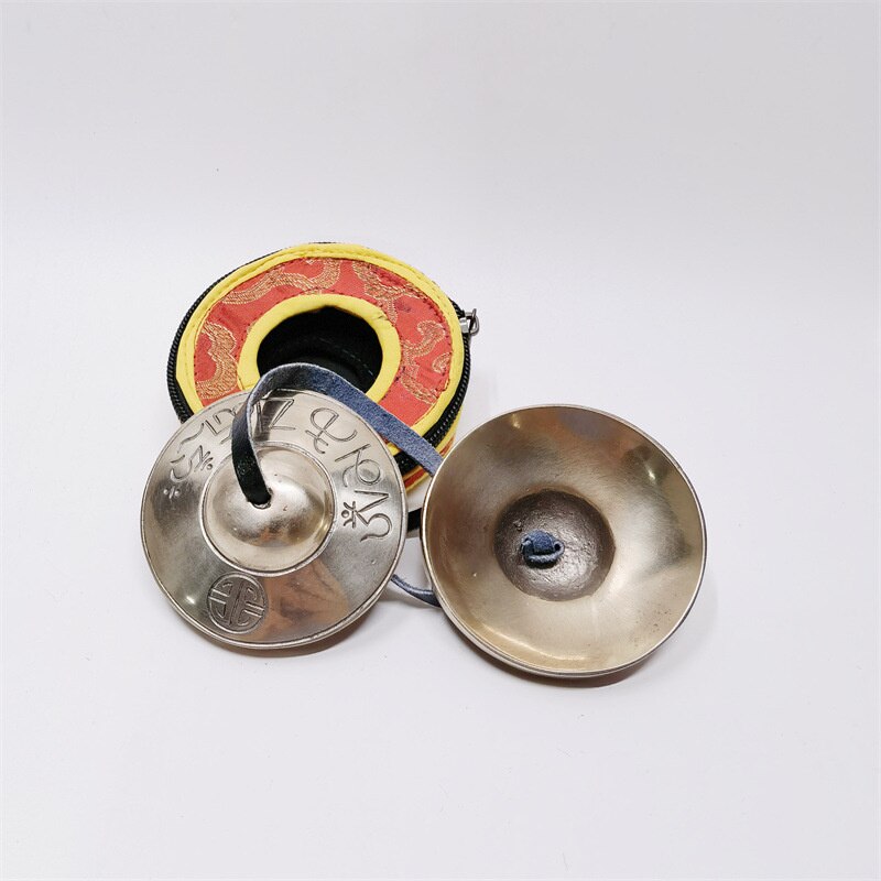 Tibetaanse Tingsha Meditatie Bell Zuiverende Yoga Bekkens Met Band Voor Yoga Gebed Zingen En Spirituele Mantra Rituelen