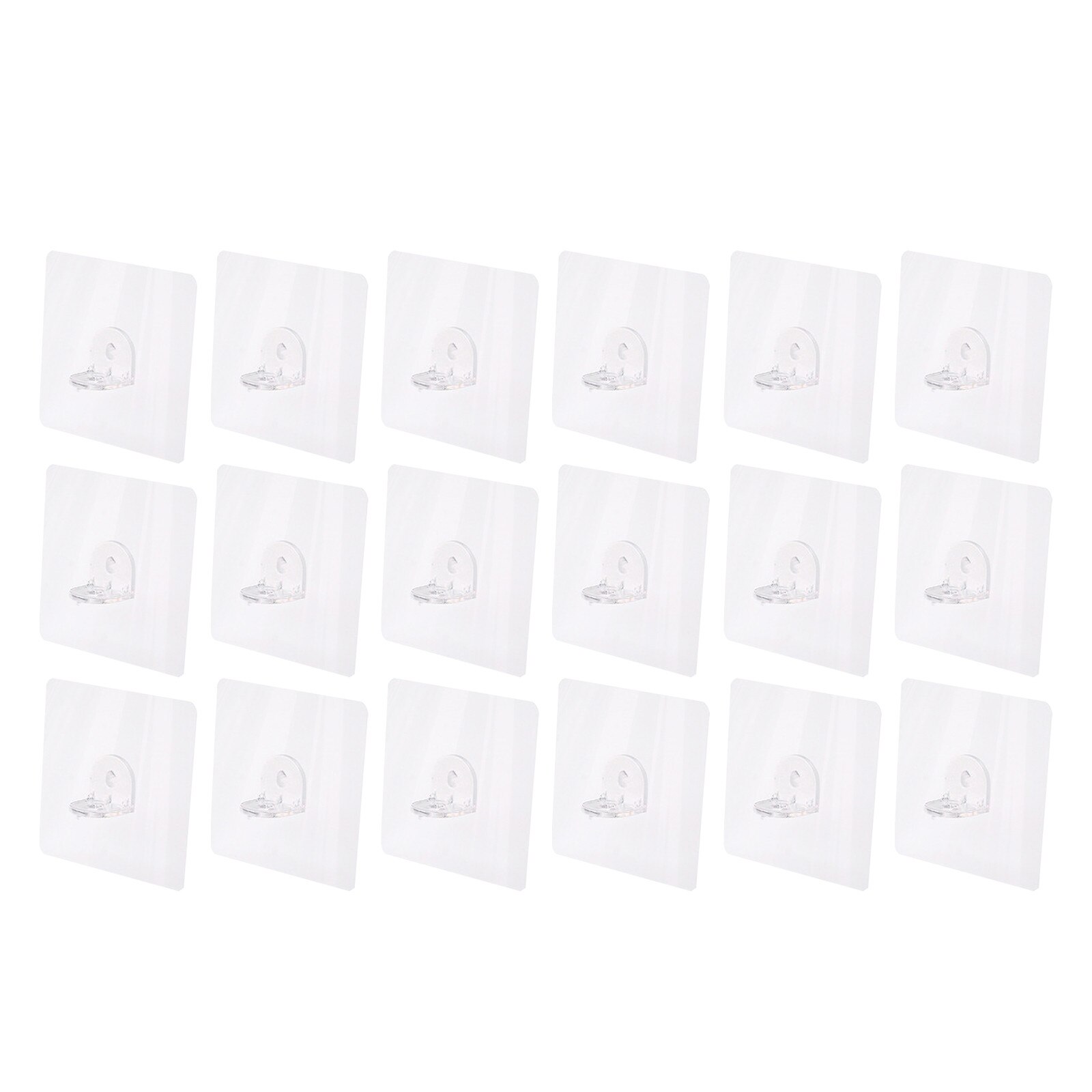 Plate Support Non-perforated Wardrobe Partition Layer Fixed Paste Hook Super Load-bearing Non-marking Nail-free Bracket #45: 18PC