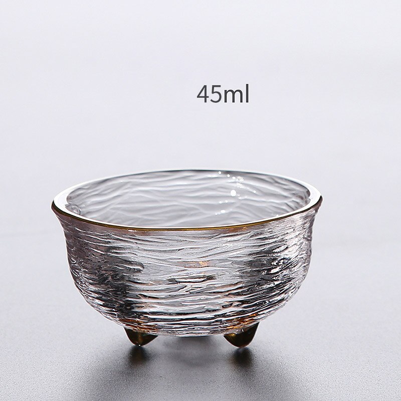 Tangpin varmebestandig gjennomsiktig glass tekopp til te glass tekopp kung fu kopp: Stil c