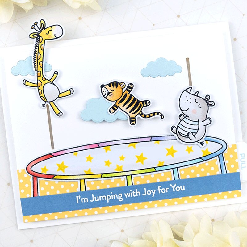 Hello Awesome Phrases Sea Animals Monkey Bears Transparent Clear Stamps for DIY Scrapbooking Paper Cards Crafts