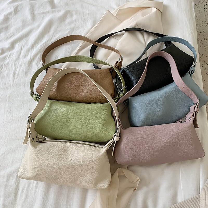 Hobos, bolsos Vintage para mujer, , Bolso pequeño de hombro, estilo Retro sencillo, bolsos de mano para mujer, Mini bolsos de mano para mujer