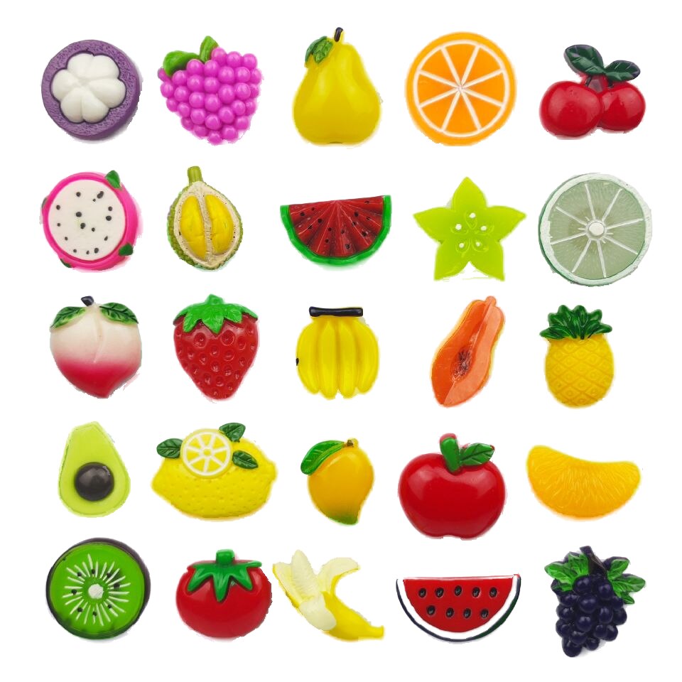 25 pcs/set fruit Strong neodymium Fridge magnets for refrigerator Home decoration Magnet board photo office message