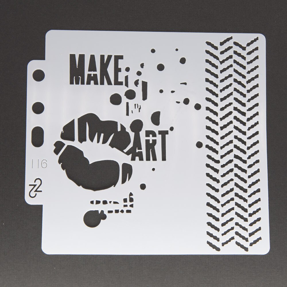 14.1cmx13cm Reusable Plastic Mandala Stencils Painting Templates for Painting DIY Art Projects S116