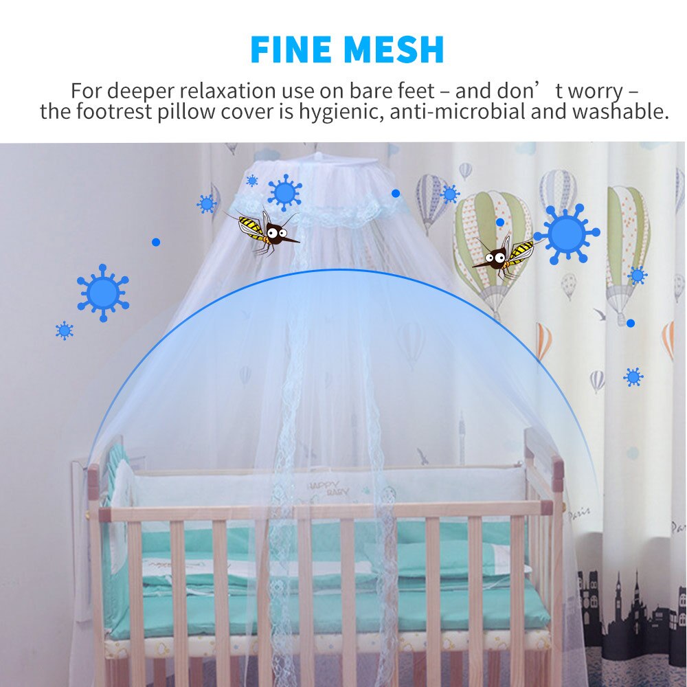Hängen Baby Bett Moskito Netz Universal- Krippe Moskito Netz Kind Baby Moskito Netz Kuppel Faltbare Moskito Abdeckung Kinderzimmer Dekoration