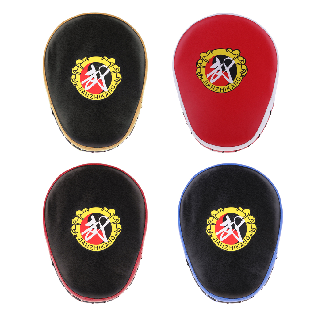 Training Kick Target Punching Strike Focus Rackets Kicking Pads PU Leather Fit for Kids/Adults Boxing Karate Practice Shields