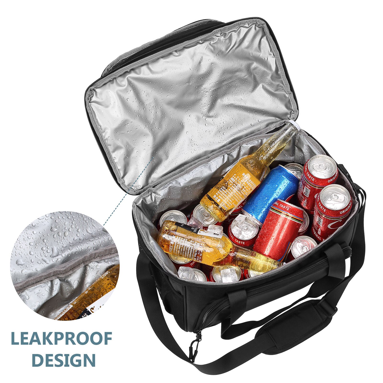 23L Lunch Cooler Bag Insulation Picnic Ice Pack Food Thermal Bag Drink Carrier Insulated Bags Food shoulder Bag