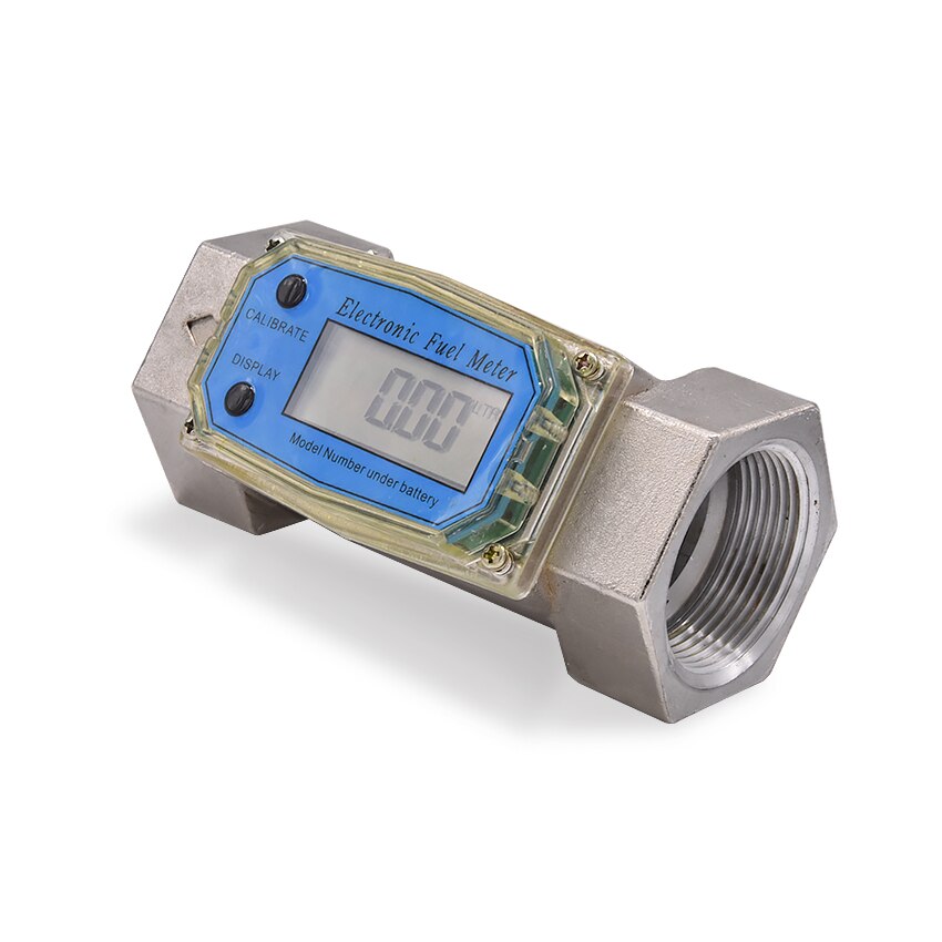 Compteur De Débit Turbine Numérique En Alliage D'Aluminium - Mesure Précise Eau, Huile Et Carburant, Compact Et Robuste