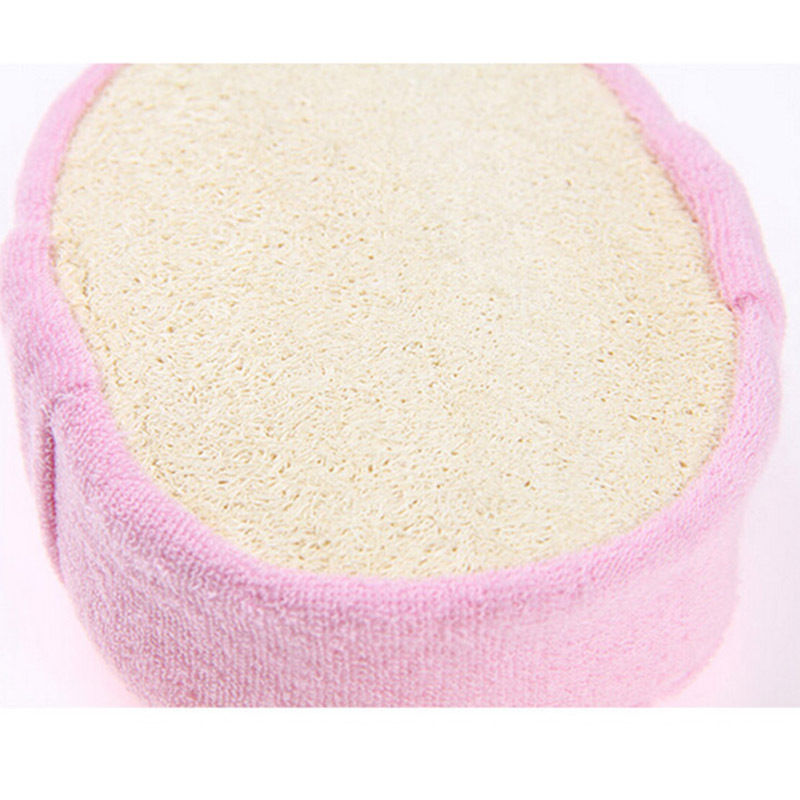 1pc dusch massage scrubber kroppsrengöring dusch tvätt svamp bad boll scrubber