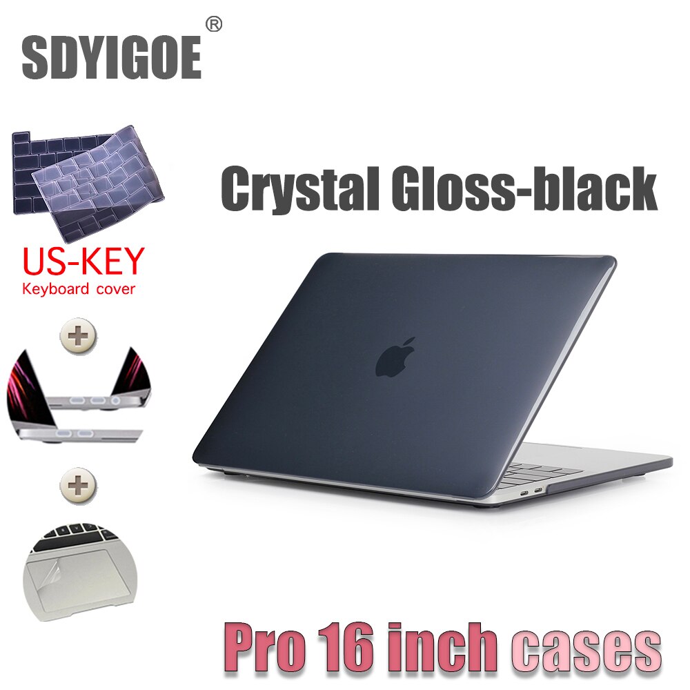 For macbook pro16 cases A2141 Laptop case Crystal notebook protective cover full protection 16 inch Matte clear Hard shell