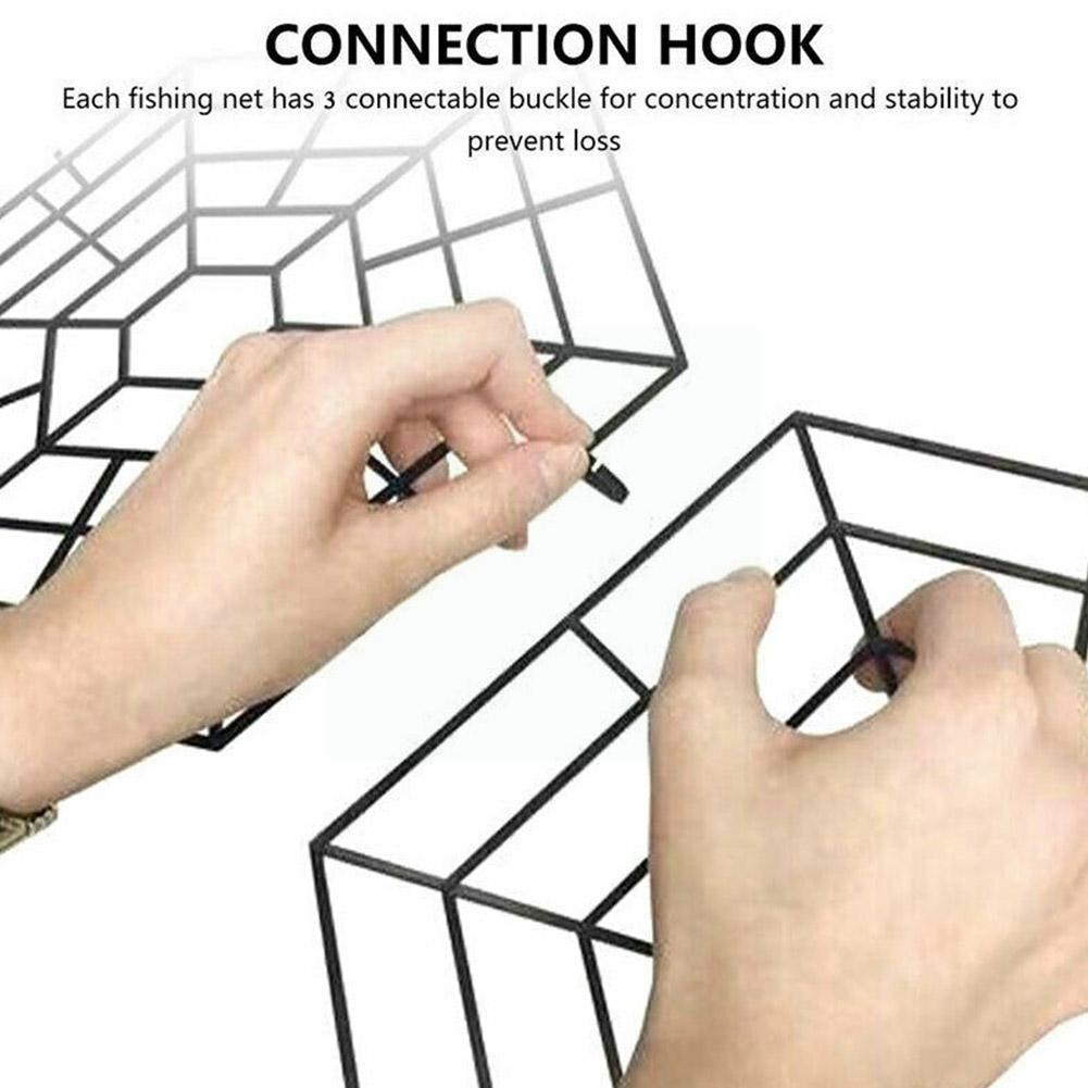 10 Packs Pond Guard Netting Pond Protective Net Plastic Pool Fish Net Protector Floating Heron Deterrent Grid Cover For Bir J1y2