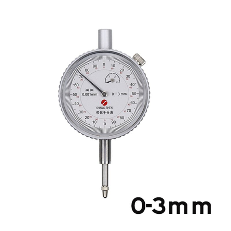 0-3mm 0.001mm Micron Dial Indicator 3mm Shockproof Indicator Dial Indicator Gauge