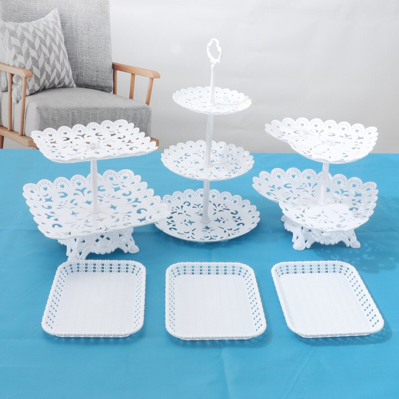 10 Tier Cupcake Houder Stand,Ronde Macaron Tower Stand,Clear