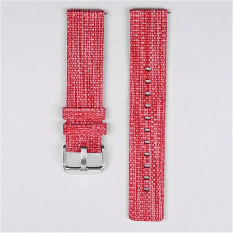 Pulseira de pulseira de lona de luxo para xiaomi huami amazfit gts relógio inteligente banda pulseira esporte substituição para largura 20mm: B