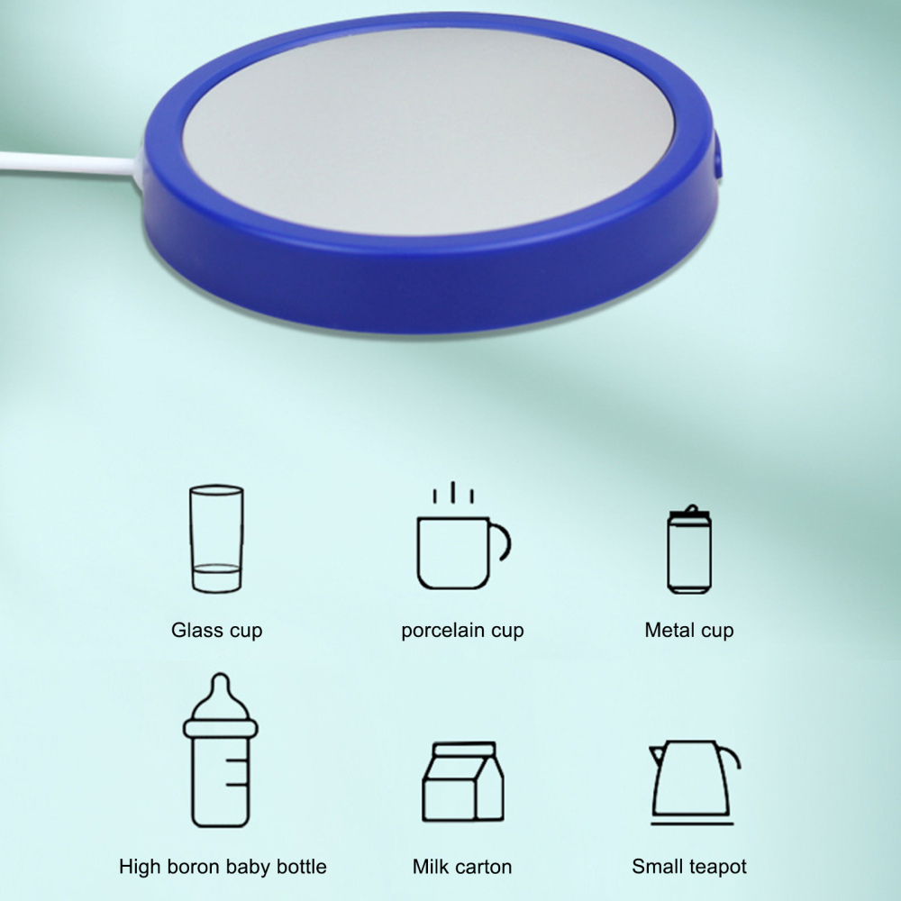 Base para calentar tazas de café, leche, té, mantener la bebida, 10W, 5V, aparatos de cocina, calentar bebidas, tapete para tazas