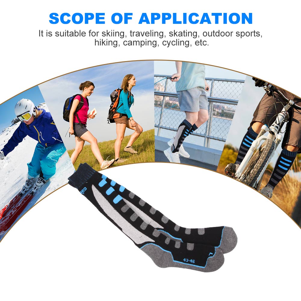 Mannen Vrouwen Winter Warm Thermische Ski Sokken Dikke Katoenen Sport Snowboard Fietsen Skiën Voetbal Sokken Thermosocks Beenwarmers Sok