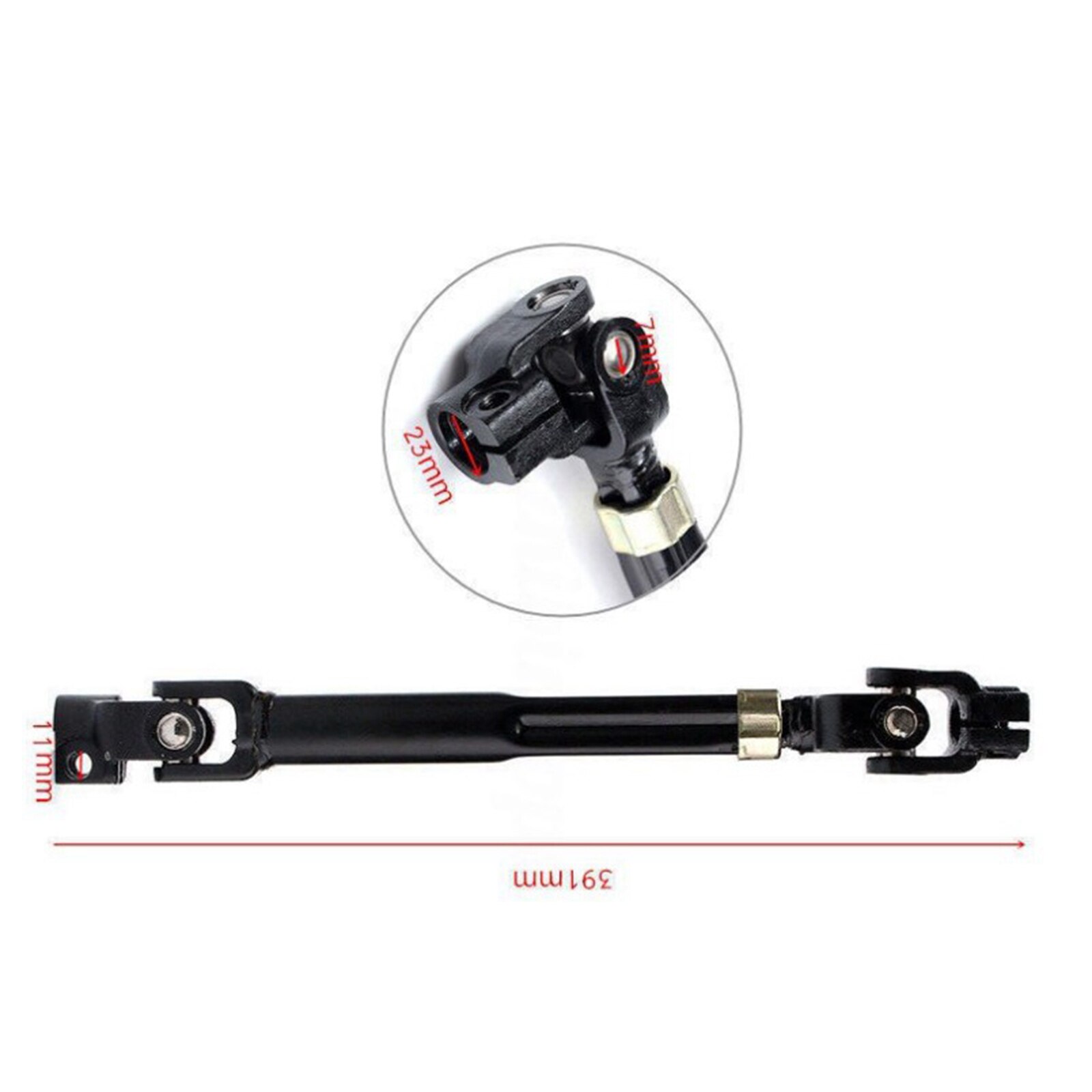 Bilens nederste ratsøjle passer til ford f -150 04-08 91 x 58 x 58mm,  sort