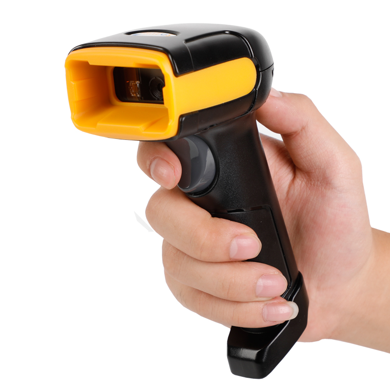 Wireless 2D Barcode Scanner QR Code Reader Handheld for POS Terminal and Inventory