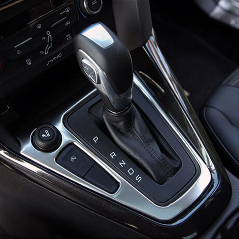 Car Accessories Gearbox Water Cup Holder Panel Trim Interior Decoration Frame sticker For Ford Focus 3 mk3