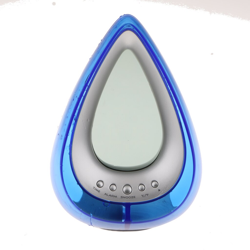 Hydrodynamic Water Powered Digital Clock, Time and Temperature Measurement