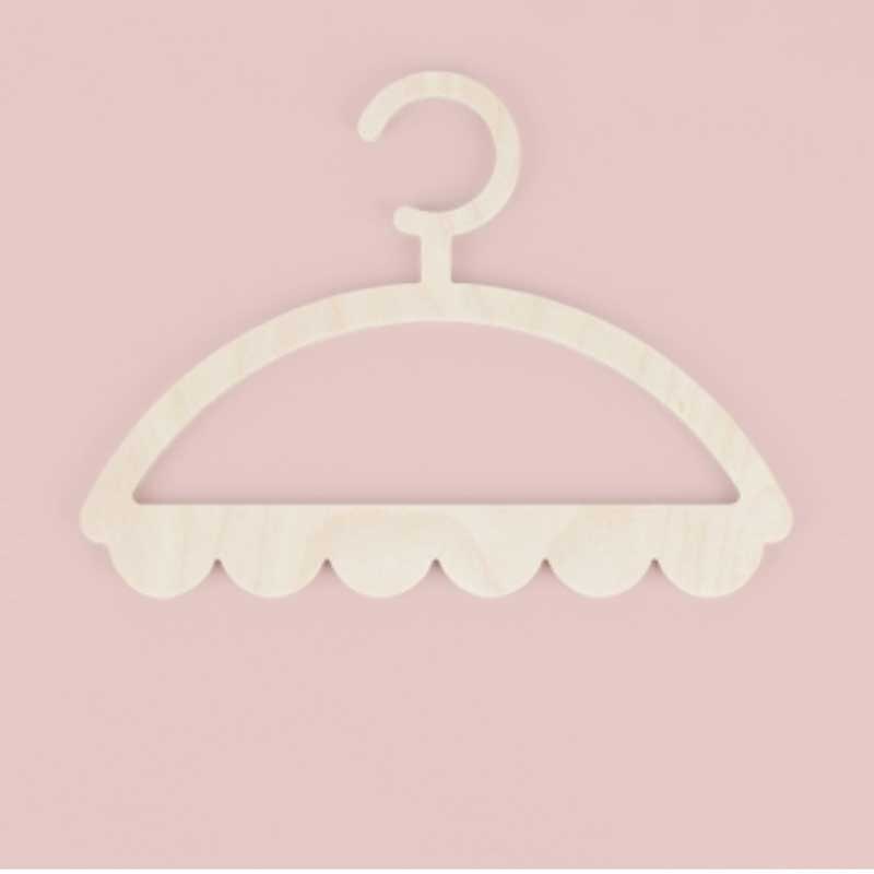 Perchero de madera portátil para ropa de bebé, 5 piezas, decoración para habitación de niños, guardería,: 4