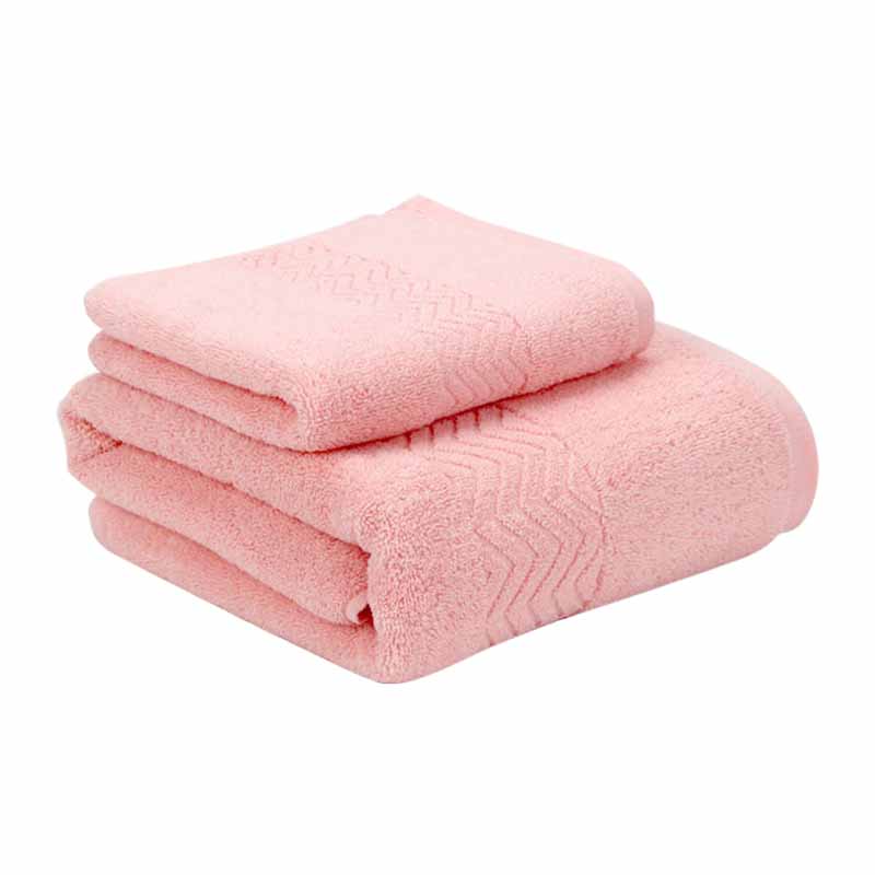Ehomebuy pyyhe 6 väriä vesi aaltoileva puuvilla kylpypyyhe yksivärinen kasvopyyhe pehmeä mukava aikuisten kylpypyyhkeet: 02