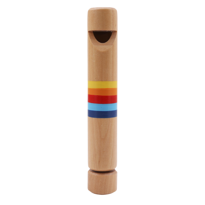Juguete de madera para bebés pequeños dibujos silbatos diacríticos deslizantes Piccolo juguetes para niños juguetes educativos de música juguetes musicales clásicos para niños