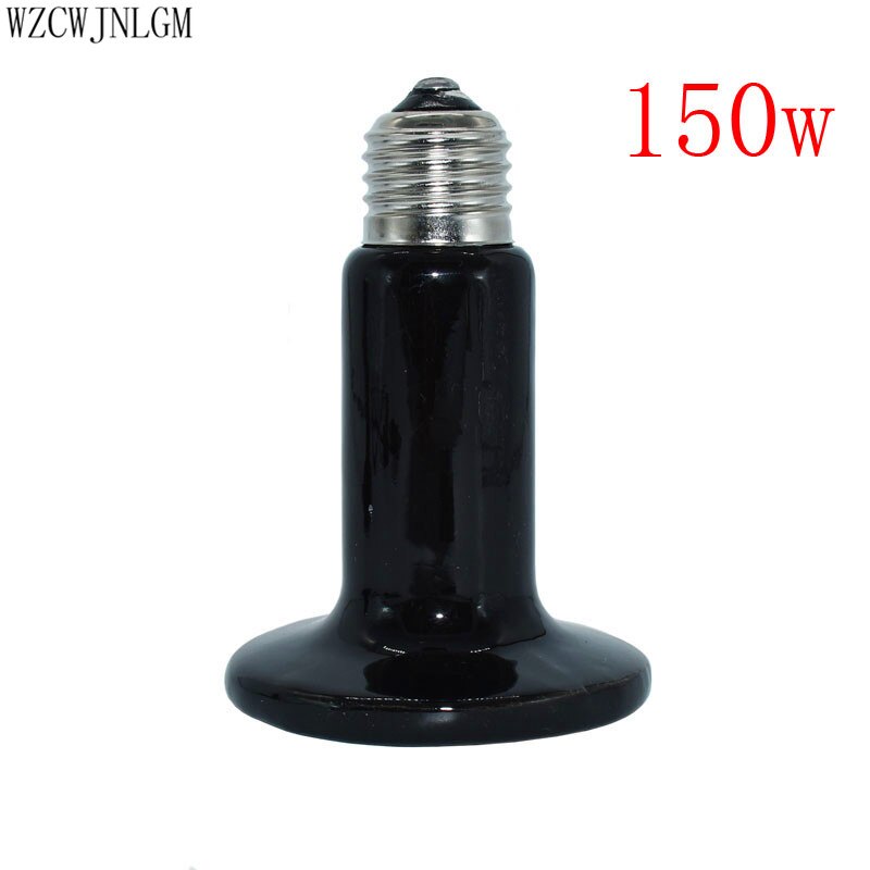 1 Uds lámpara de calefacción de cerámica pollito tortuga lagarto araña mascota lámpara de calor erizo calentador de reptiles 25 W-200 W suministros para aves de corral: 150w