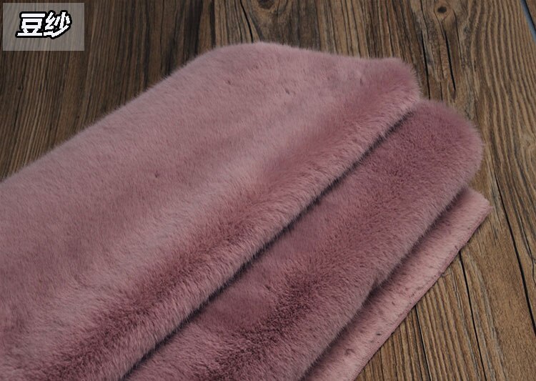 1400G Verdikte Diy Imitatie Nerts Bont Pluche Stof Voor Teller Kledingstuk Homedecor Kunstmatige Wol Fluwelen Stof 0.5X1.6M: bean yarn