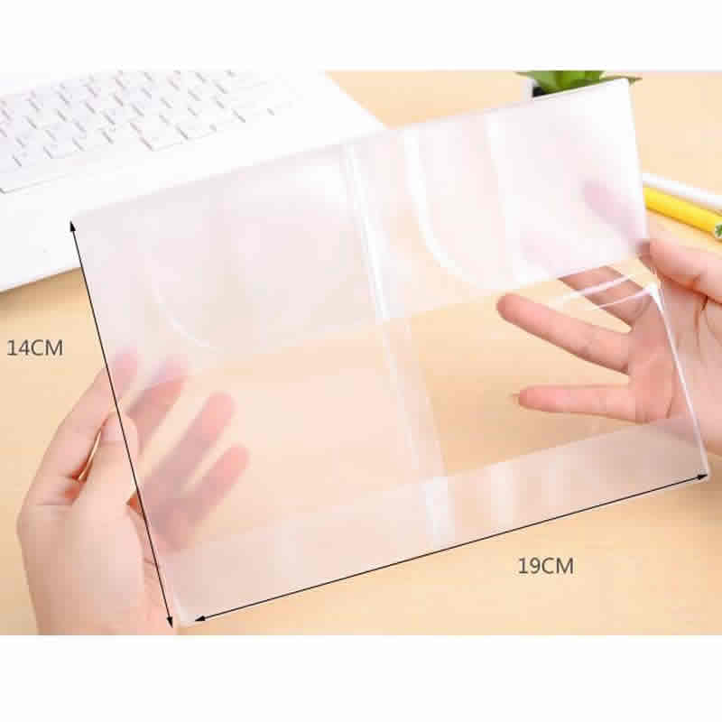 PVC Transparent Passport Cover Holder Travel Accessories Women Card ID Case Business Pass Port Holder Wallet Credit Card Bag