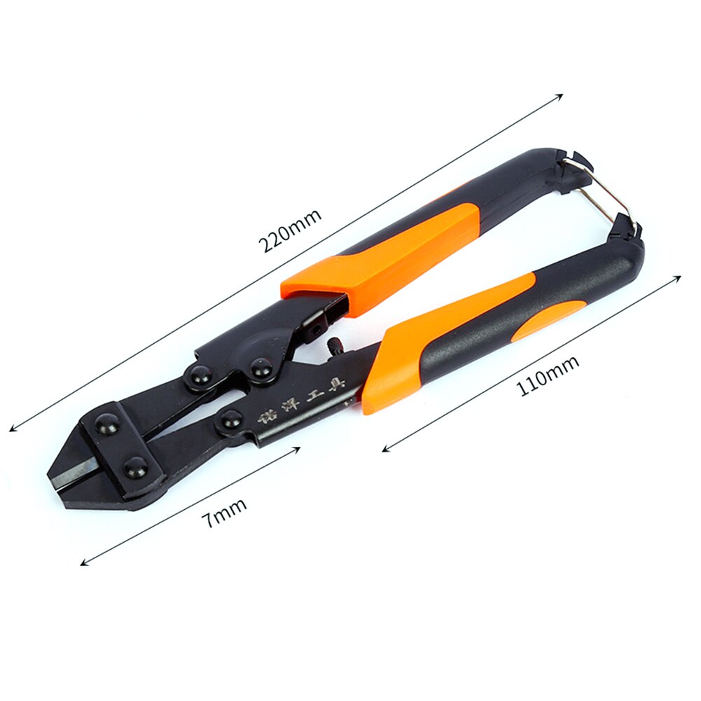 8 inch Multi-function Bolt Cutter Pliers Alloy Steel Rope Scissors Wire Cable Cutters Chains Jaw Cutting Tools for Electrical