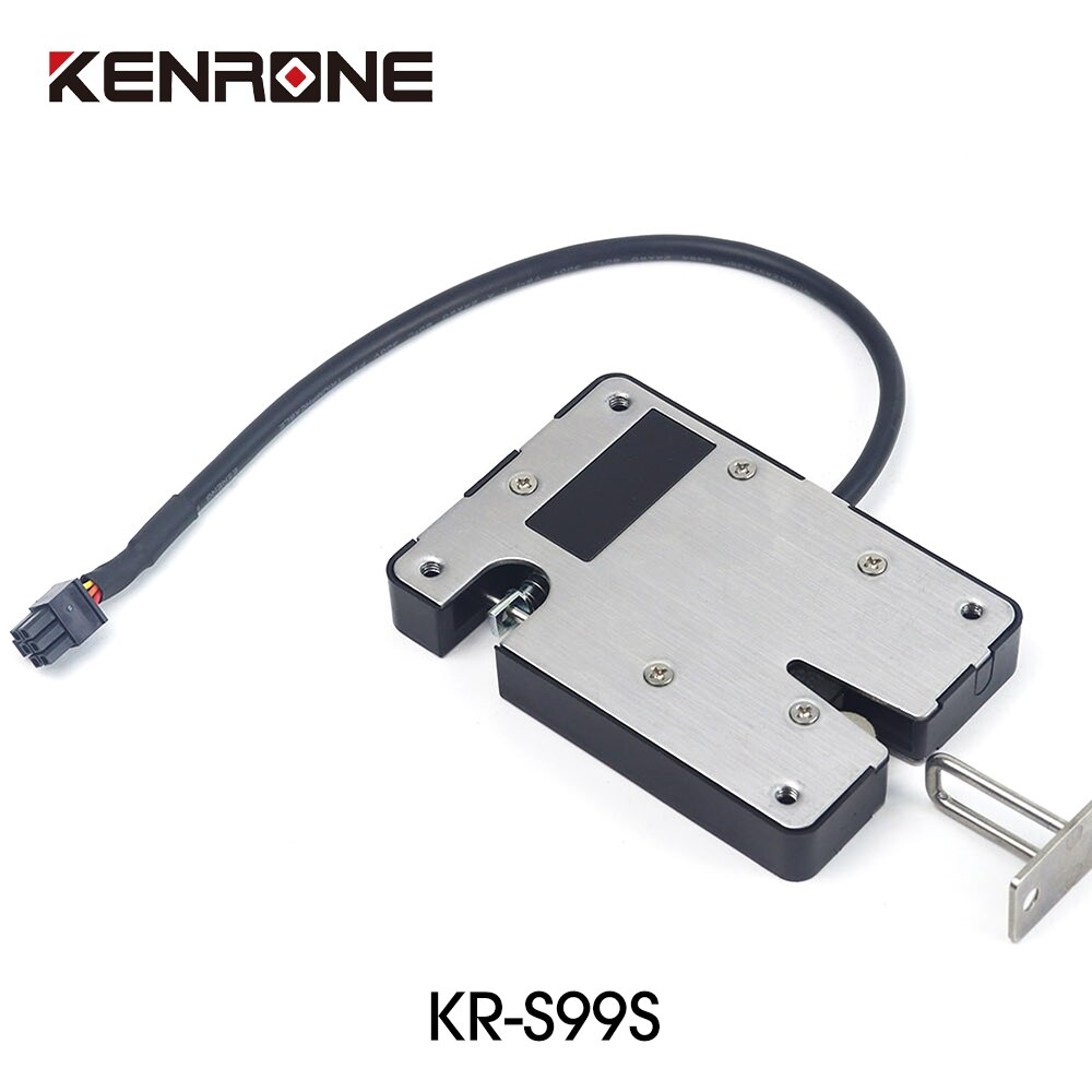 KENRONE Stainless Steel Deadbolt Electromagnetic Refrigerator Door Latch Solenoid Lock