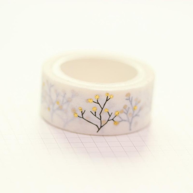 1 pc /  kpl mustia kuutähtiä washi-paperi maalarinteippejä 1.5cm x 5m tee itse scrapbooking sydäntarroja kääretarra