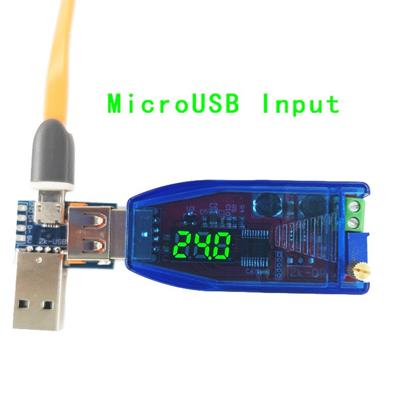 LED DC DC 5V To DC 1-24V Adjustable Potentiometer USB Converter Power Supply Voltage Regulator Modul Eastsy To Operate
