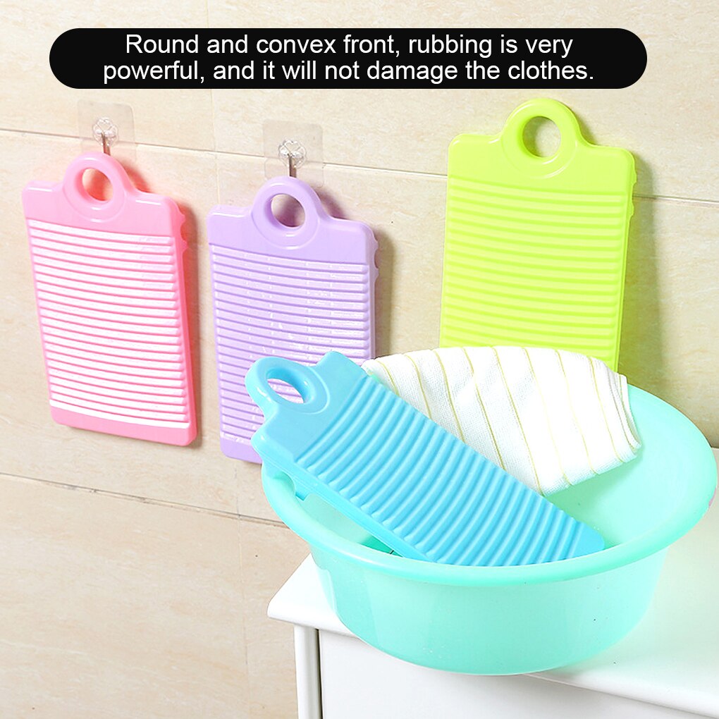 Plastic Washboard Antislip Thicken Washing Board Clothes Cleaning For Laundry Cleaning Tool Bathroom Accessories