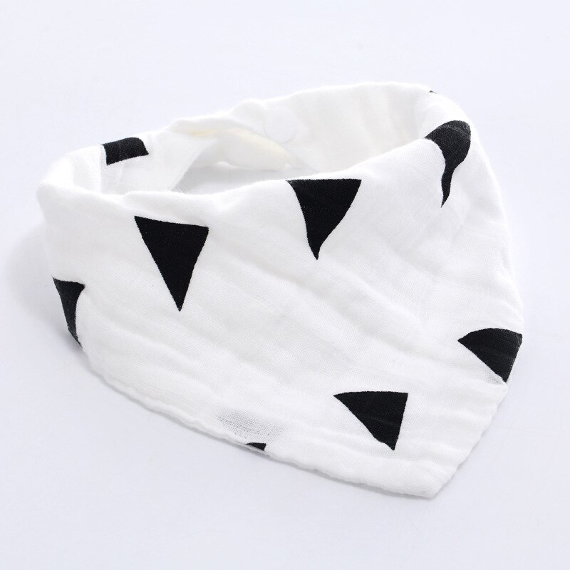 Slabbers Jongen Meisje Bandana Water Absorberen Bib Burp Doek Driehoek Katoenen Sjaal Baby Burp Baby Kerst Accessoires: The triangle
