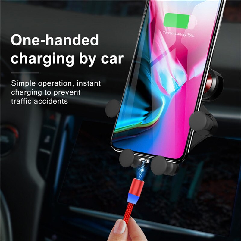 5V2.4A 2M magnetico Micro USB cavo magnete Micro cavo telefono Android cavo di ricarica Nylon per Samsung Galaxy Huawei Honor tablet