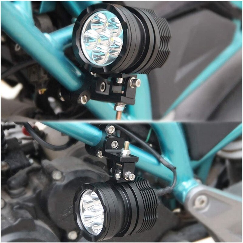 Universal Handlebar 22 25mm 7/8 Inch Motorcycle Headlight Bracket Spotlight Tube Clamp for Cafe Racer Chopper,TG81