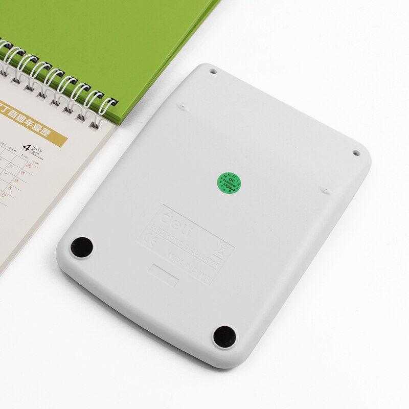 Deli 12 Digits Large Screen solar Office Commercial Calculator real human Pronunciation 12 Digits large screen Voice Calculator