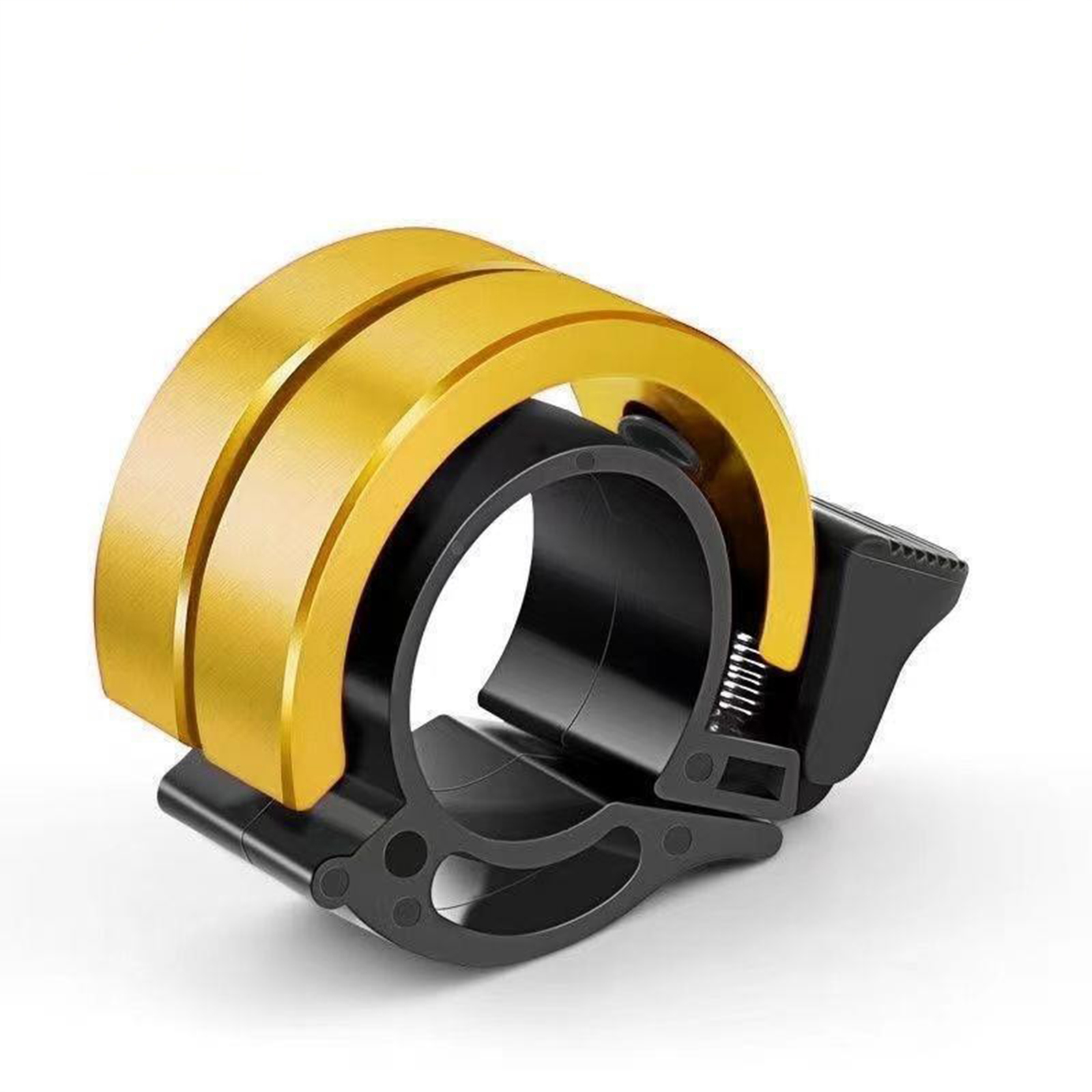 Sonnette de vélo Super forte pour vélo de montagne, klaxon Invisible universel pour adulte, accessoires d'équipement de vélo pliant: jaune clair