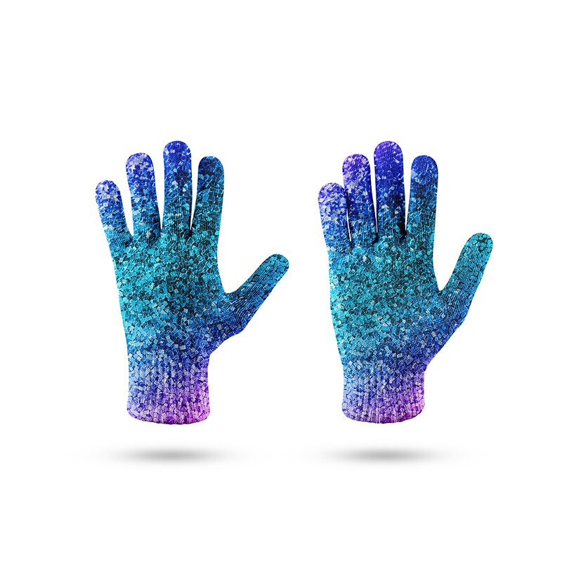 Guantes creativos con estampado de calavera para hombre y mujer, guantes de punto con pantalla táctil del teléfono móvil, para deportes de invierno, cálidos, mitones de conducción: style14